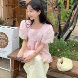  [227] Vải Tơ Hoa 3D Nhẹ, Mát Lên Áo Dài, Đầm, Váy, Set Bộ Thiết Kế (Giá Bán 0.5m) 