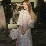  [227] Vải Tơ Hoa 3D Nhẹ, Mát Lên Áo Dài, Đầm, Váy, Set Bộ Thiết Kế (Giá Bán 0.5m) 