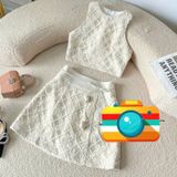  [228] Vải Tơ Đan Hoa Lên Sơ Mi, Đầm, Váy, Set Bộ Thiết Kế Cần Lót (Giá Bán 0.5m) 