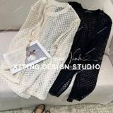  (229) Vải Tơ Lưới Đan Thoi Thiết Kế Lên Đầm, Váy, Set Bộ, Áo Dài Cần Lót (Giá Bán 0.5m) 