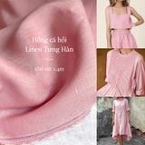  [113] Vải Linen Tưng Hàn 150gsm Chính Phẩm Mát, Cao Cấp Lên Sơ Mi, Váy, Đầm, Set Bộ (Giá Bán 0.5m) 