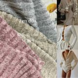  [721] Vải Len Đũa Co Giãn Chính Phẩm Lên Áo, Váy, Đầm, Set Bộ Thời Trang (Giá Bán 0.5m) 