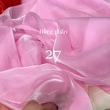  [212] Vải Tơ Sống Organza Chính Phẩm Bóng Mướt Lên Đầm, Váy, Sơ Mi, Áo Dài (giá bán 0.5m) 