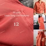  [Vải MM] [103] Vải Linen Tưng Ướt Premium Đã Wash Lên Áo, Quần, Váy, Đầm, Sơ Mi (Giá Bán 0.55m) 