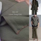  [Vải MM] [103] Vải Linen Tưng Ướt Premium Đã Wash Lên Áo, Quần, Váy, Đầm, Sơ Mi (Giá Bán 0.55m) 