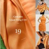  [Vải MM] [103] Vải Linen Tưng Ướt Premium Đã Wash Lên Áo, Quần, Váy, Đầm, Sơ Mi (Giá Bán 0.55m) 