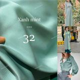  [Vải MM] (300) Vải Lụa Ngọc Trai Loại 1 Chính Phẩm Giãn Nhẹ, Mướt May Áo Dài, Sơ Mi, Váy, Đầm, Set Bộ (Giá bán 0.55m) 