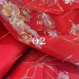  [312] Vải Tafta Gấm Hồ Điệp Cao Cấp May Áo, Áo Dài, Váy, Đầm, Set Bộ (giá bán 0.5m) 