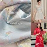  [312] Vải Tafta Gấm Hồ Điệp Cao Cấp May Áo, Áo Dài, Váy, Đầm, Set Bộ (giá bán 0.5m) 