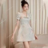  [312] Vải Tafta Gấm Hồ Điệp Cao Cấp May Áo, Áo Dài, Váy, Đầm, Set Bộ (giá bán 0.5m) 