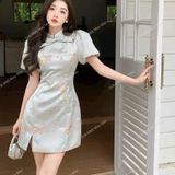  [312] Vải Tafta Gấm Hồ Điệp Cao Cấp May Áo, Áo Dài, Váy, Đầm, Set Bộ (giá bán 0.5m) 