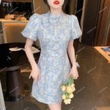  [313] Vải Tafta Gấm Xà Cừ Cao Cấp May Áo, Áo Dài, Váy, Đầm, Set Bộ (giá bán 0.5m) 