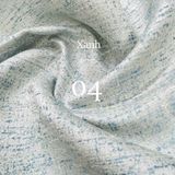  [Vải MM] (314) Vải Tafta Vân Gỗ Sang Trọng, Không Giãn Lên Áo Dài, Váy, Đầm Thiết Kế (Giá bán 0.5m) 