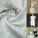  [Vải MM] (314) Vải Tafta Vân Gỗ Sang Trọng, Không Giãn Lên Áo Dài, Váy, Đầm Thiết Kế (Giá bán 0.5m) 
