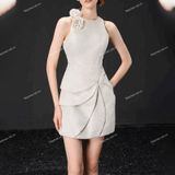  [Vải MM] (314) Vải Tafta Vân Gỗ Sang Trọng, Không Giãn Lên Áo Dài, Váy, Đầm Thiết Kế (Giá bán 0.5m) 