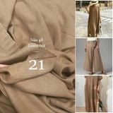  [Vải MM] [105] Vải Linen Bột Mịn Đã Wash Mát Lên Sơ Mi, Quần, Váy, Đầm, Bộ, Áo Dài (giá bán 0.55m) 