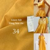  [Vải MM] [105] Vải Linen Bột Mịn Đã Wash Mát Lên Sơ Mi, Quần, Váy, Đầm, Bộ, Áo Dài (giá bán 0.55m) 
