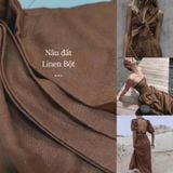 [Vải MM] [105] Vải Linen Bột Mịn Đã Wash Mát Lên Sơ Mi, Quần, Váy, Đầm, Bộ, Áo Dài (giá bán 0.55m) 
