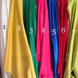  [Vải MM] (308) Vải Tafta Lụa Chính Phẩm Bóng Mướt, Không Giãn Lên Váy, Đầm, Set (Giá bán 0.5m) 