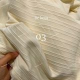  [Vải MM] [153] Vải Đũi Sọc Đôi Mềm Mát Lên Sơ Mi, Váy, Đầm, Set Bộ Thời Trang (Giá Bán 0.55m) 