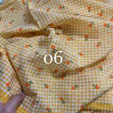  [414] Vải Caro Hoa Nhí Mùa Hè Lên Áo, Quần, Váy, Đầm, Set Bộ (Giá Bán 0.5m) 