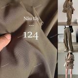  [500] Vải Chéo Hàn Mịn co giãn Lên Quần Tây, Váy, Đầm Công sở (giá bán 0.55m) 