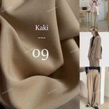  [500] Vải Chéo Hàn Mịn co giãn Lên Quần Tây, Váy, Đầm Công sở (giá bán 0.55m) 