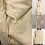  [Vải MM] [501] Vải Cotton Lạnh Hàn Quốc Loại 1 Giãn Nhẹ 2c May Quần Tây, Váy, Đầm, Vest (Giá 0.55m) 