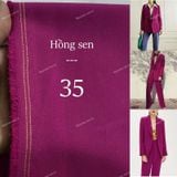  [Vải MM] [501] Vải Cotton Lạnh Hàn Quốc Loại 1 Giãn Nhẹ 2c May Quần Tây, Váy, Đầm, Vest (Giá 0.55m) 