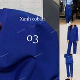  [Vải MM] [501] Vải Cotton Lạnh Hàn Quốc Loại 1 Giãn Nhẹ 2c May Quần Tây, Váy, Đầm, Vest (Giá 0.55m) 