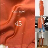  [Vải MM] [501] Vải Cotton Lạnh Hàn Quốc Loại 1 Giãn Nhẹ 2c May Quần Tây, Váy, Đầm, Vest (Giá 0.55m) 
