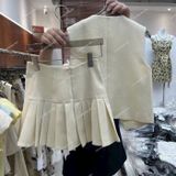  [506] Vải Kaki Xước Hoa Nổi Giãn Nhẹ Lên Quần Tây, Vest, Váy, Đầm, Set Thiết Kế (Giá 0.55m) 