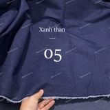  [Vải MM] (800) Vải Jean Denim Co Giãn Nhẹ, Dày Vừa Lên Sơ Mi, Váy, Đầm, Set Bộ (giá 0.55m) 