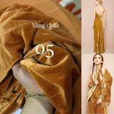 [600] Vải Nhung 7 Biên Trơn Chính Phẩm Mềm Mịn Đẹp Lên Áo Dài, Đầm, Váy, Áo Kiểu (Giá Bán 0.5m) 