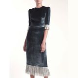  [600] Vải Nhung 7 Biên Trơn Chính Phẩm Mềm Mịn Đẹp Lên Áo Dài, Đầm, Váy, Áo Kiểu (Giá Bán 0.5m) 