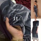  [600] Vải Nhung 7 Biên Trơn Chính Phẩm Mềm Mịn Đẹp Lên Áo Dài, Đầm, Váy, Áo Kiểu (Giá Bán 0.5m) 