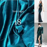  [600] Vải Nhung 7 Biên Trơn Chính Phẩm Mềm Mịn Đẹp Lên Áo Dài, Đầm, Váy, Áo Kiểu (Giá Bán 0.5m) 