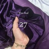  [600] Vải Nhung 7 Biên Trơn Chính Phẩm Mềm Mịn Đẹp Lên Áo Dài, Đầm, Váy, Áo Kiểu (Giá Bán 0.5m) 