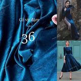  [600] Vải Nhung 7 Biên Trơn Chính Phẩm Mềm Mịn Đẹp Lên Áo Dài, Đầm, Váy, Áo Kiểu (Giá Bán 0.5m) 