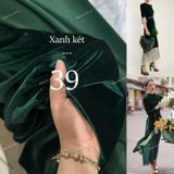  [600] Vải Nhung 7 Biên Trơn Chính Phẩm Mềm Mịn Đẹp Lên Áo Dài, Đầm, Váy, Áo Kiểu (Giá Bán 0.5m) 