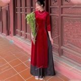  [600] Vải Nhung 7 Biên Trơn Chính Phẩm Mềm Mịn Đẹp Lên Áo Dài, Đầm, Váy, Áo Kiểu (Giá Bán 0.5m) 