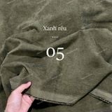  [Vải MM] (601) Vải Nhung Tăm Nhỏ Dày Vừa, Mềm, Không Giãn Lên Quần, Áo Khoác, Váy, Đầm (Giá Bán 0.55m) 