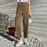  [Vải MM] (601) Vải Nhung Tăm Nhỏ Dày Vừa, Mềm, Không Giãn Lên Quần, Áo Khoác, Váy, Đầm (Giá Bán 0.55m) 