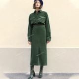  [Vải MM] (601) Vải Nhung Tăm Nhỏ Dày Vừa, Mềm, Không Giãn Lên Quần, Áo Khoác, Váy, Đầm (Giá Bán 0.55m) 