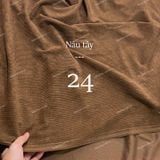  [Vải MM] (602) Vải Nhung Tăm Lớn Dày Dặn, Không Giãn Lên Quần, Áo Khoác, Váy, Đầm (giá bán 0.55m) 