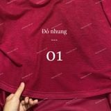  [Vải MM] (602) Vải Nhung Tăm Lớn Dày Dặn, Không Giãn Lên Quần, Áo Khoác, Váy, Đầm (giá bán 0.55m) 