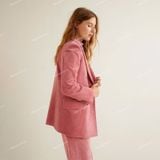  [Vải MM] (602) Vải Nhung Tăm Lớn Dày Dặn, Không Giãn Lên Quần, Áo Khoác, Váy, Đầm (giá bán 0.55m) 