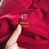  [Vải MM] (301) Vải Lụa Mango Loại 1 Chính Phẩm Mềm, Mượt May  Áo Dài, Sơ Mi, Váy, Đầm, Set Bộ (Giá Bán 0.55m) 