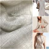  [113] Vải Linen Tưng Hàn 150gsm Chính Phẩm Mát, Cao Cấp Lên Sơ Mi, Váy, Đầm, Set Bộ (Giá Bán 0.5m) 