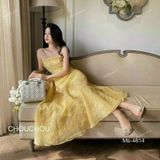  [Vải MM] [208] Vải Tơ Ép Hoa Nhẹ, Mềm, Lên Sơ Mi, Đầm, Váy Đẹp, Sang Trọng Cần Lót (Giá Bán 0.5m) 